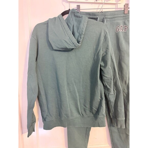 Gap Forest Green Sweatpant and hoodie set Size Small - Picture 5 of 8